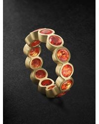 42 Suns - Small 14-Karat Laboratory-Grown Sapphire Eternity Ring - Lyst