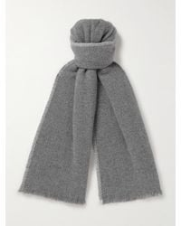Brunello Cucinelli - Frayed Cashmere Scarf - Lyst