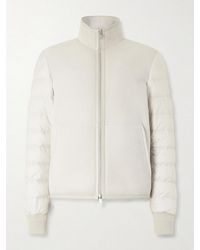 Moncler - Crachin Reversible Leather-Trimmed Quilted Shell And Shearling Down Jacket - Lyst