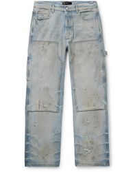 Amiri - Carpenter Straight-Leg Distressed Jeans - Lyst
