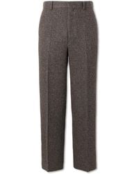AURALEE - Straight-Leg Wool, Alpaca And Silk-Blend Tweed Trousers - Lyst