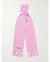 Acne Studios - Canada Skinny Fringed Wool Scarf - Lyst