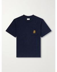 Aimé Leon Dore - St. George Logo-Embroidered Cotton-Jersey T-Shirt - Lyst
