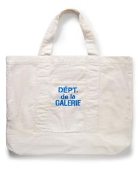 GALLERY DEPT. - Logo-print Cotton-corduroy Tote Bag - Lyst