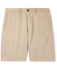 Incotex - Straight-Leg Linen And Cotton-Blend Twill Bermuda Shorts - Lyst
