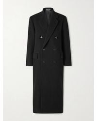 AURALEE - Double-Breasted Wool Coat - Lyst