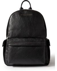 Brunello Cucinelli - Full-grain Leather Backpack - Lyst