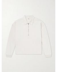 Agolde - Darius Cotton-jersey Polo Shirt - Lyst