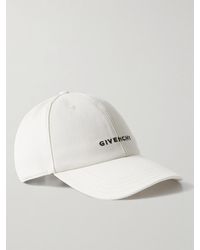 Givenchy - Berretto da baseball in twill di misto cotone con logo ricamato - Lyst
