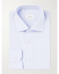 Brioni - Cutaway-Collar Cotton Shirt - Lyst