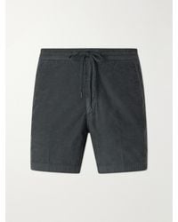 Slowear - Straight-leg Cotton-corduroy Drawstring Shorts - Lyst