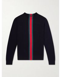 Gucci - Knitted Cotton Sweater - Lyst