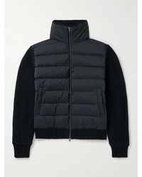 Herno - Quilted Padded Shell And Virgin Wool And Cashmere-blend Down Jacket - Lyst