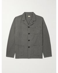 Massimo Alba - Florida Puppytooth Cotton Overshirt - Lyst