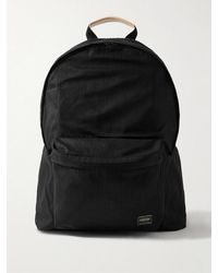 Porter-Yoshida and Co - Daypack Leather-Trimmed Denim Backpack - Lyst