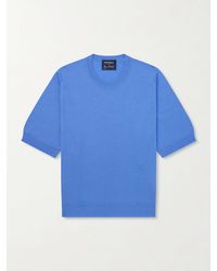 John Smedley - Bill Nighy Merino Wool T-Shirt - Lyst