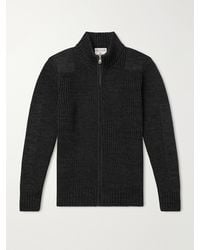 S.N.S. Herning - Robust Merino Wool Zip-Up Sweater - Lyst