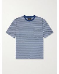 Beams Plus - Striped Cotton-jersey T-shirt - Lyst