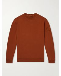 Stone Island - Ghost Garment-Dyed Stretch-Cotton Jersey Sweatshirt - Lyst