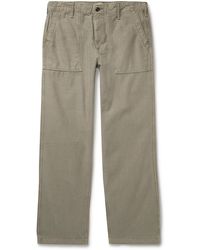 Outerknown Voyager Utility Slub Organic Cotton Pants - Green