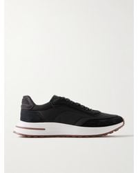 Loro Piana - Weekend Walk Storm System® Suede-trimmed Shell Sneakers - Lyst