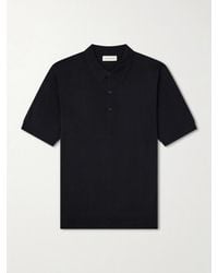 Dries Van Noten - Murice Merino Wool Polo Shirt - Lyst