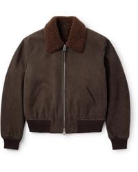 Tom Ford - Shearling Bomber Jacket - Lyst