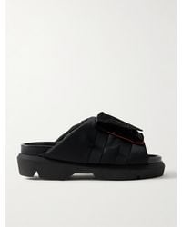 Sacai - Webbing-Trimmed Shell Slides - Lyst