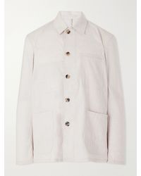 Paul Smith - Linen and Wool-Blend Overshirt - Lyst