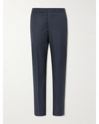 Richard James - Tapered Sharkskin Wool Suit Trousers - Lyst