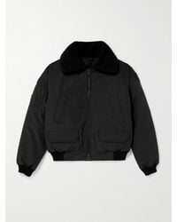 Canada Goose - Chilliwack Recycled Wool-Blend Fleece And Shell Down Bomber Jacket - Lyst