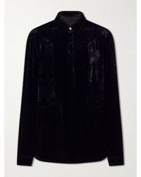 Rick Owens - Fogpocket Velour Jacket - Lyst