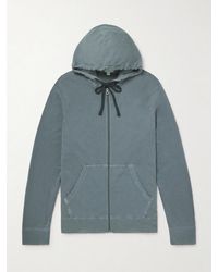 James Perse - Loopback Supima Cotton-Jersey Zip-Up Hoodie - Lyst