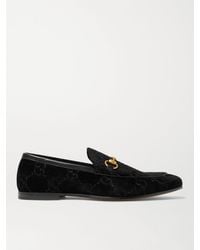 Gucci - Jordan Horsebit-embellished Suede Loafers 7. - Lyst
