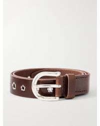 Our Legacy - 3.5Cm Flower Embellished Leather Belt - Lyst