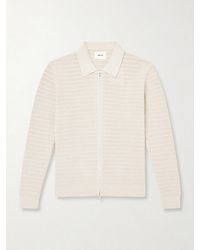 NN07 - Gustav Organic Cotton Zip-Up Cardigan - Lyst