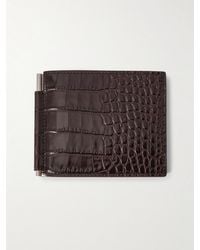 Tom Ford - Croc-Effect Leather Billfold Wallet - Lyst