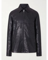 Rick Owens - Brad Textured Leather Jacket - Lyst