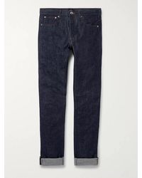 A.P.C. - Petit Standard Slim-Fit Dry Selvedge Denim Jeans - Lyst