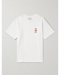 Casablancabrand - Cotton Logo Print T-shirt - Lyst