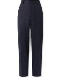 A.P.C. - Massimo Straight-Leg Wool-Twill Suit Trousers - Lyst