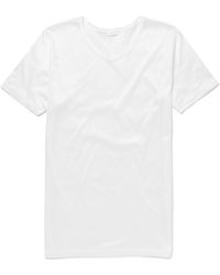 Zimmerli of Switzerland - Royal Classic Crew-neck Cotton T-shirt - Lyst