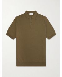 John Smedley - 14.Singular Slim-Fit Merino Wool-Piqué Polo Shirt - Lyst