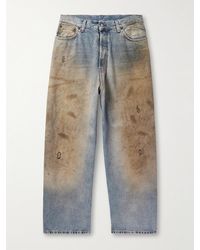 Acne Studios - Jeans A Gamba Dritta Effetto Consumato - Lyst