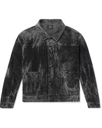 Needles Black Cotton M. W. Corduroy Jean Jacket for Men | Lyst