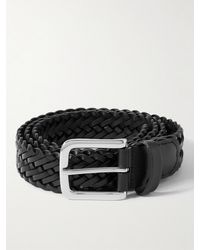 Anderson's - 3Cm Woven Leather Belt - Lyst