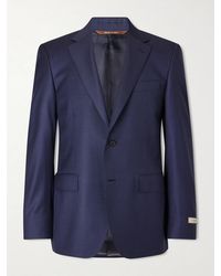 Canali - Puppytooth Wool Suit Jacket - Lyst