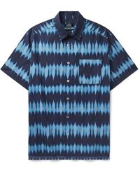 A.P.C. - Ross Tie-dyed Cotton-poplin Shirt - Lyst