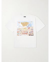SAINT Mxxxxxx - Saint Wet Printed Cotton-Jersey T-Shirt - Lyst