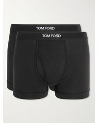 Tom Ford - Two-pack Stretch Cotton And Modal-blend Boxer Briefs - Lyst